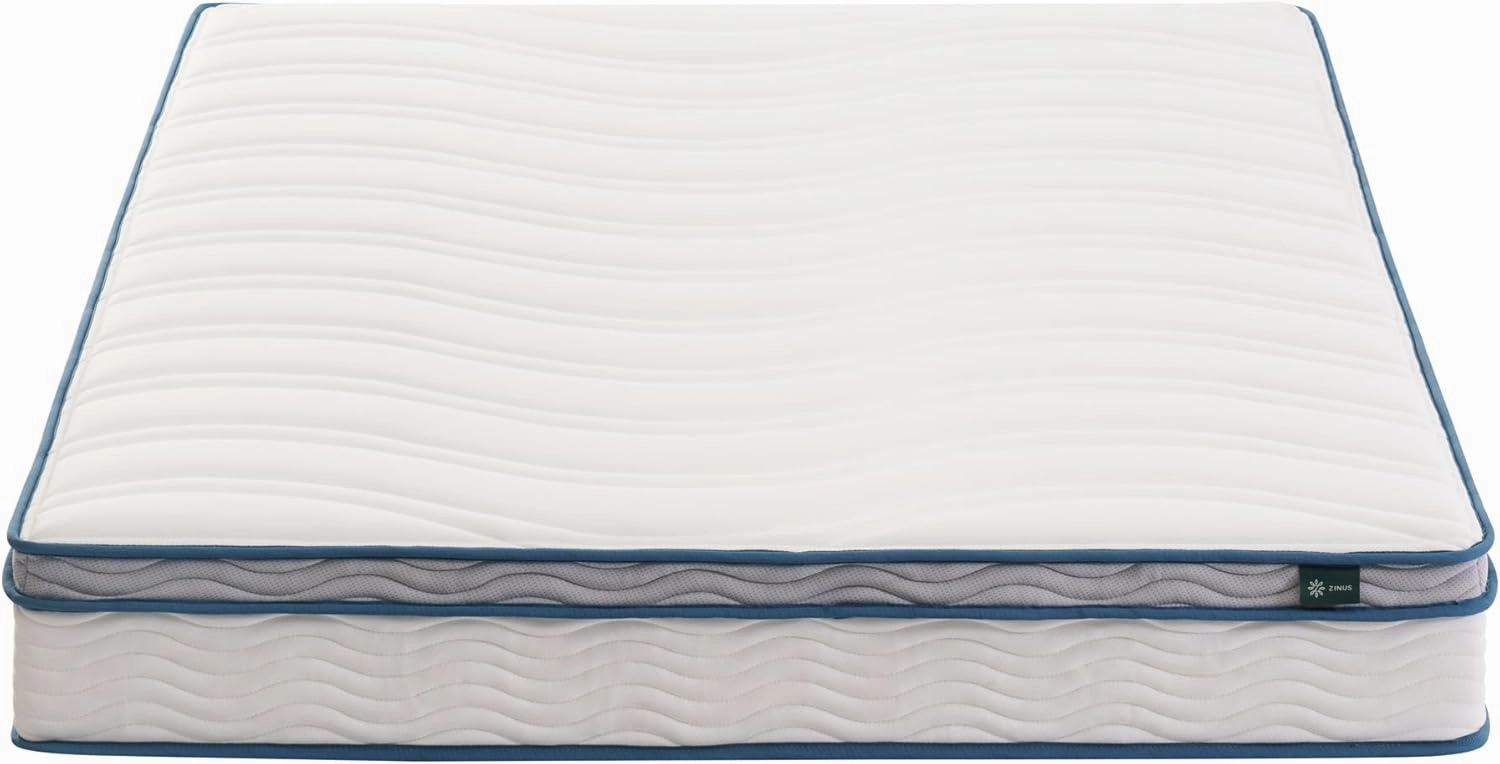 ZINUS 8 Inch Spring Sensation Hybrid Mattress [New Version], Full, Fiberglass Free, Medium Firmness, Durable Support, Certified Safe Foams & Fabric, Mattress in A Box