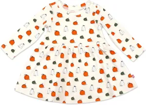 Zutano Baby Girls' Organic Cotton, Long Sleeve Dress